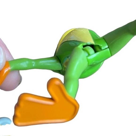 Vintage Rainforest Cafe Animal Figures Toys lot 7 Posable Frog Ape Alligator RFC - Picture 12 of 13